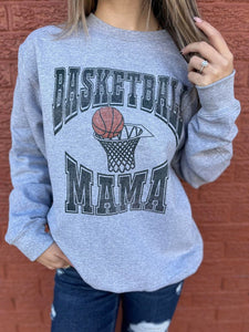 Vintage Basketball Mama Sweatshirt