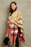 Plaid Shawl Poncho