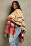 Plaid Shawl Poncho